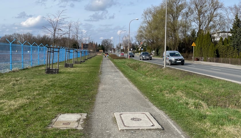 ul. Kowalska - lokalizacja ścieżki cpr